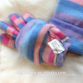 Women Winter Cute and Warm Colorful Stripes Fleece Glove